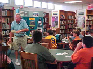 DRC instructor in a classroom
